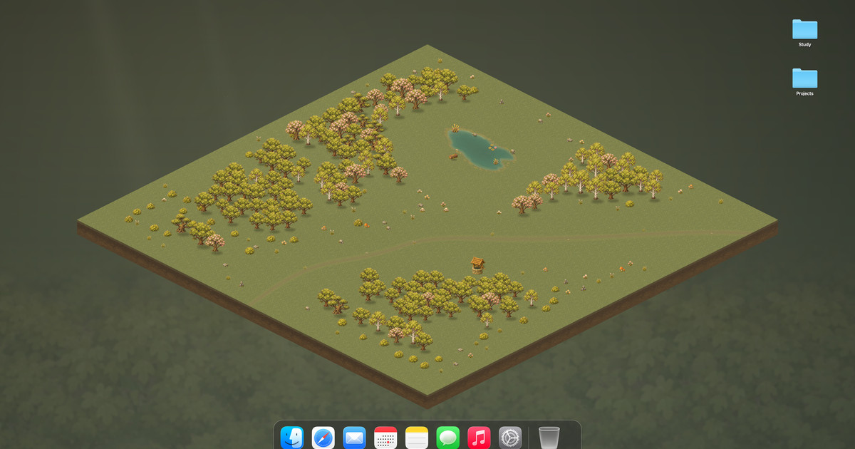 I made a Pomodoro app that grows a forest on your Mac desktop